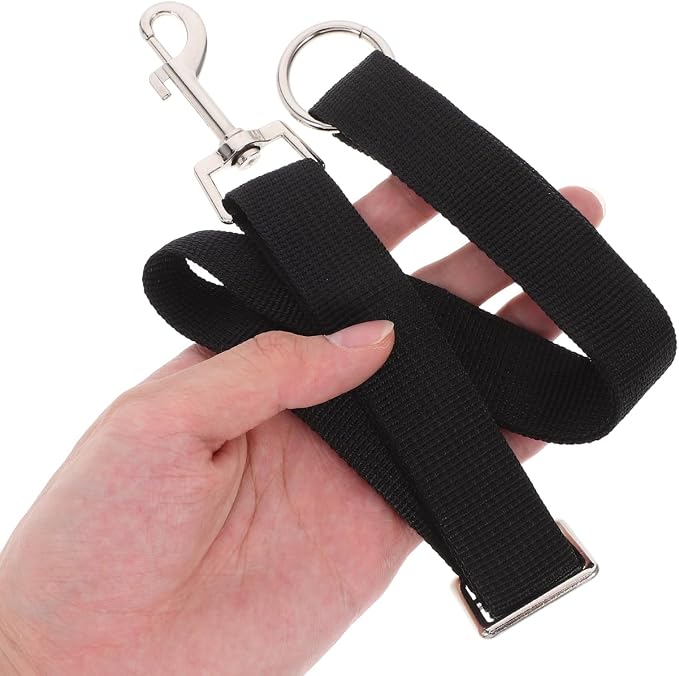 balacoo Adjustable Bucket Straps for Horses 4-Pack High-Strength Nylon Hanging Straps for Water Buckets Stall Accessories Secure Feeder Hanger for Equestrian Farm Use