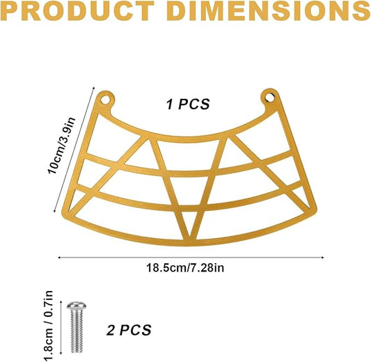 Bird Perch Extender for Smart Feeders, 18.5x10cm/7.28x3.9in Durable Fan Shaped Metal Perch Extender Accessories with Screws Attracts More Birds & Improves Camera View