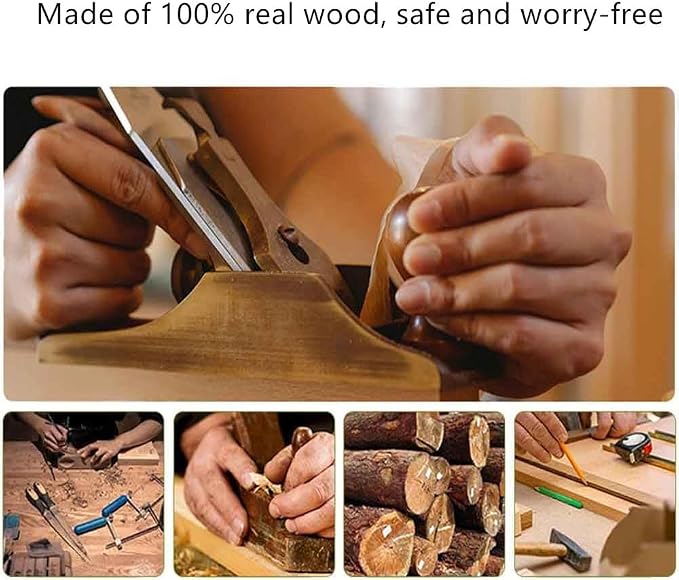 Wooden Guinea Pig House – Natural Wood Hideout for Chinchilla, Degu, Little Rabbit, Hedgehog, Squirrel – Gnaw Safe & Sunbathing Platform – Cage Accessories – 30x20x20 cm