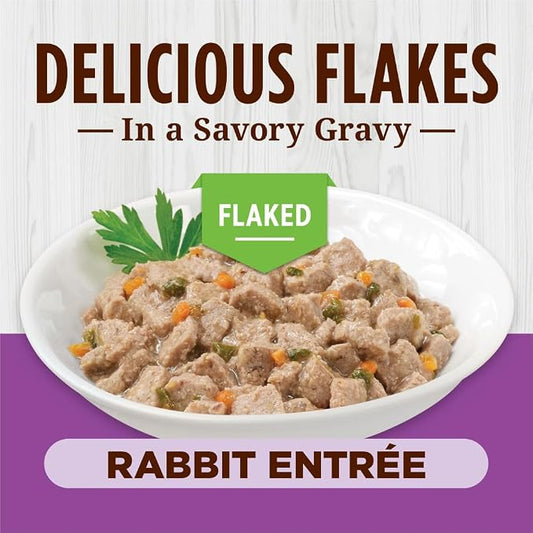 Instinct Flaked Entrée Wet Canned Cat Food - Rabbit, 5.5 Ounce (Pack of 12)