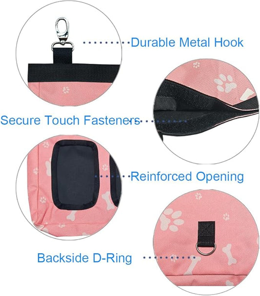 Guinea Pig Hay Feeder, Hanging Rabbit Hay Feeder Bag for Guinea Pigs Bunnies Chinchillas. Pinkbones