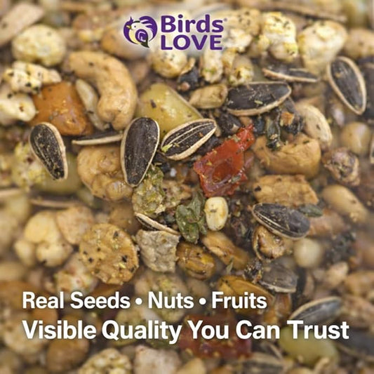 Birds LOVE All Natural Garden Blend Bird Food for Parrots 6lb