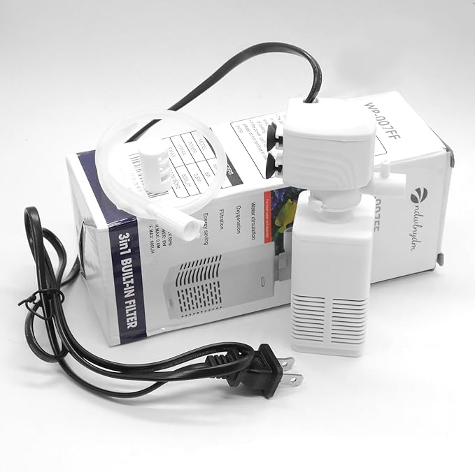 Aquarium Filter - Fish Tank/Turtle Tank Pumps & Filters for 50 to 150 Gallon Tank, Adjustable Oxygenation Amount and Direction (20W for 50~150 Gallon (Medium Sized ))