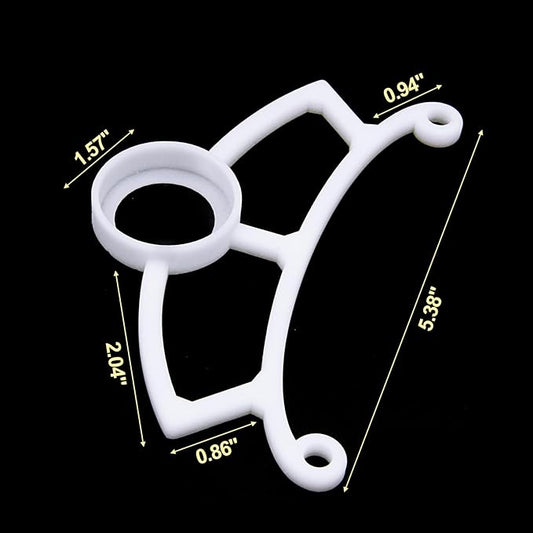 Perch Compatible with Bird Buddy, Wider Extension Perch for DIY Add-ons, Ideal Gift for Bird Lover (White)