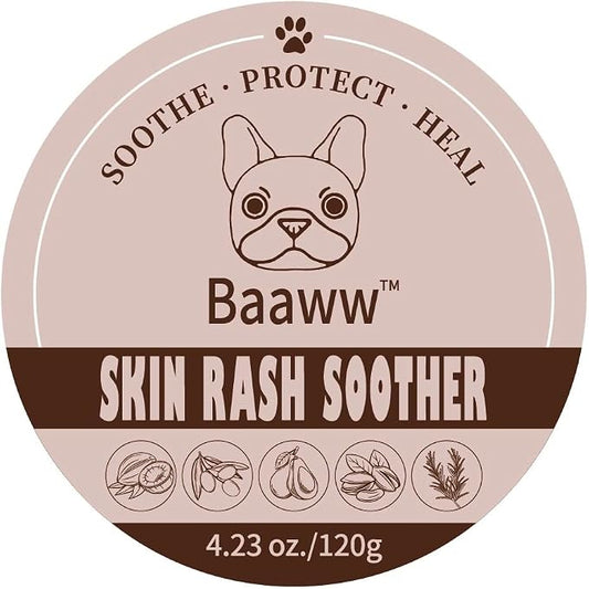 Dog Skin Irritation Treatment Cream 125ml | Hot Spot Soother, Anti-Itch Lotion, Allergy Relief, All-Natural Rash Cream, Dry Itchy Coat Relief