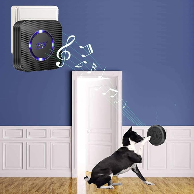 Add-on Receiver of EverNary Dog Door Bell, Wireless Doggie Doorbells for Potty Training, Dog Bells Receiver
