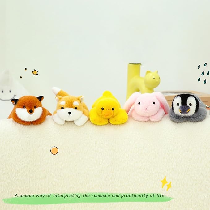 PEACH CAT Rottweiler Dog Plush Cute Dog Stuffed Animals Small Puppy Plushies Toy Pillow Gifts for Kids Black