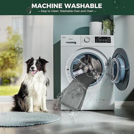 FXW Washable Pee Pads for Dogs, Puppy Pads with Super Absorbent, Specifically Designed for FXW Rollick/Homeplus 32inch 6 Panels Dog Playpen, 43" x 71" Rectangle, Gray, 1 Pack