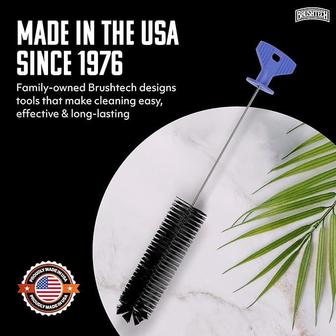 Brushtech Hummingbird Feeder Brush – Flexible 14-Inch Long Cleaning Tool with 1.5-Inch Diameter for Bird Feeder Maintenance, Narrow Opening Access, Deep Cleaning & Ergonomic Handle Design