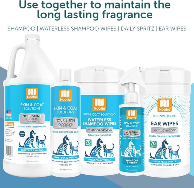 Nootie Daily Spritz Pet Conditioning Spray - Dog Conditioner for Sensitive Skin - Long Lasting Fragrance - No Parabens, Sulfates, Harsh Chemicals or Dyes - Sold in Over 10,000 Pet Stores