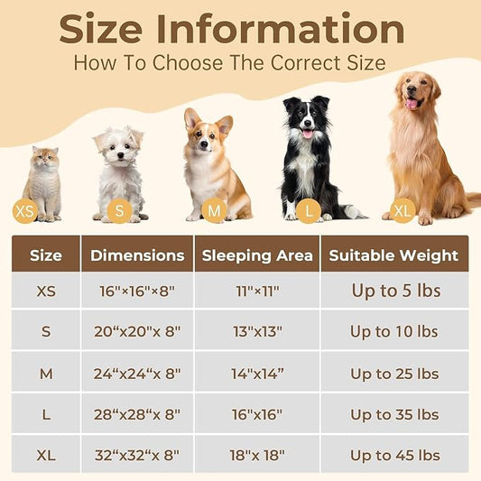 Calming Extra Large Donut Dog Bed, Anti-Anxiety Round Soft Fluffy Plush Faux Fur Washable Anti-Slip Pet Bed for Medium Dogs Up to 45 lbs 32in Pink