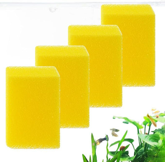 4PCS Aquarium Filter Sponge Replacement for 20W 315GPH Aquarium Filter, Aquarium Biochemical Sponges for Replacement