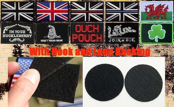 2 Pieces My Sarcasm Depends On Your Stupidity Funny Patch Hook & Loop Embroidered Applique Fastener Emblem Badge Biker Patch - Patch Attachment to Backpack, Clothes, Garment & Tactical