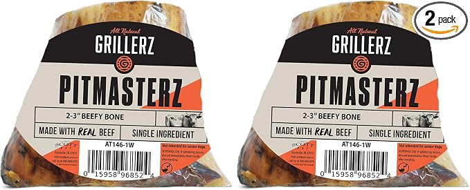 Scott Pet GRILLERZ Wrapped 2-3" Smoked Beefy Bone (Pack of 2)