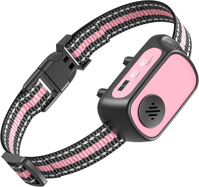 Dog Bark Collar (Pink)