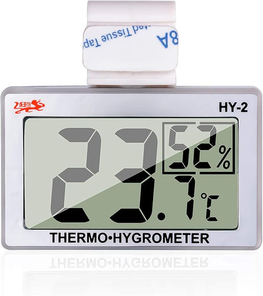 Digital Reptile Thermometer for Tank, Temperature and Humidity Monitor with Probe, Terrarium Thermometer Hygrometer for Gecko, Crested Gecko, Snake, Bearded Dragon Tank Accessories