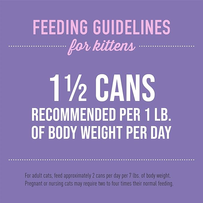 Tiki Cat Baby, Chicken & Egg, High-Protein and 100% Non-GMO Ingredients, Wet Cat Food for Kittens 8 Weeks+, 2.4 oz. Cans (Pack of 12)