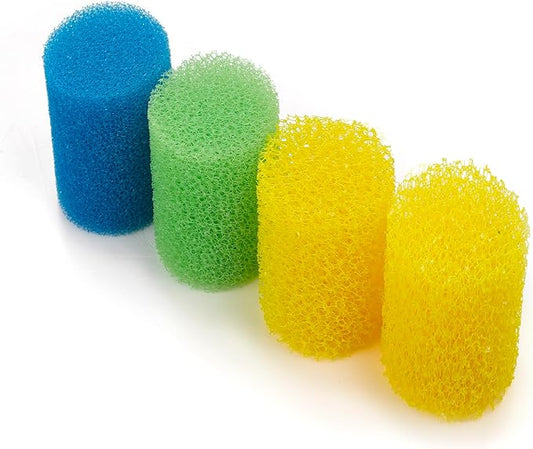 Cylindrical Fish Tank Filter Sponges, 3 Coarse Grades, Aquarium Filter Foams for Model TH-330B Internal Filter, Including 1 Fine Sponge, 1 Medium Sponge, 2 Coarse Sponge(TH280AB-S)