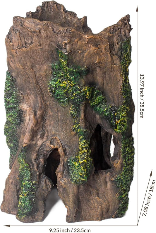 Fish Tank Decorations Aquarium Décor Resin Artificial Tree Trunk Root (F)