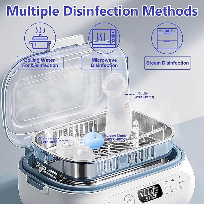 Pet Feeding Bottle and Syringes, 3 Sizes Nipples with Ventilation Valve Resistant Tearing Perfect for Puppies, Kittens, Small Wildlife (Blue)