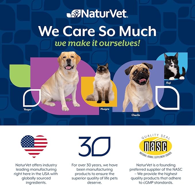 NaturVet Vita Pet Adult Plus Breath Aid Tablets -Time Release 365 ct