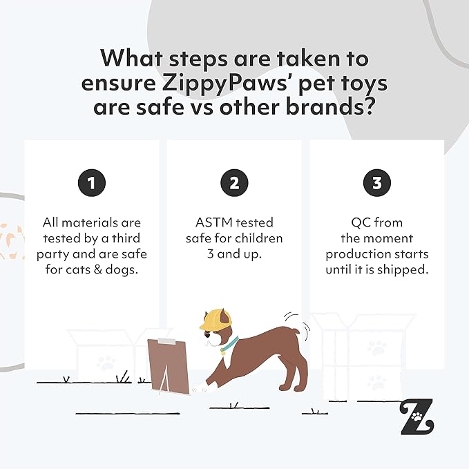 ZippyPaws Multi-Pack - Dog Squeaky Toys to Keep Them Busy, Funny Food Plush for Small & Medium Dogs, Cute Stuffed Puppy Toy, Pet Products, Dog Gift for Valentine's Day - Chocolate Covered Strawberries