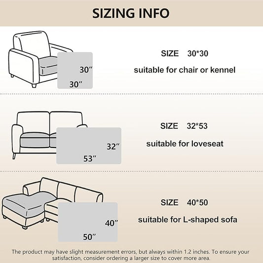gogobunny 100% Double Sided Waterproof Dog Blanket Soft Pet Bed Cover Reversible Protect Furniture Couch Sofa Car for Puppy Large Dog Cat (Dark Navy/Light Navy, 30x30 Inch (Pack of 1))