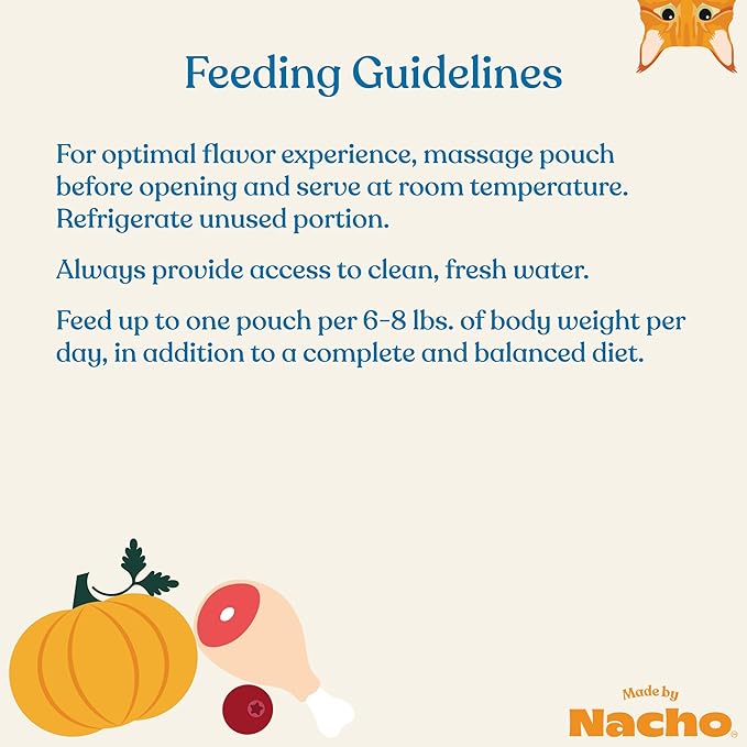 Made by Nacho Digestive Support Cage-Free Chicken Puree Meal Topper with Bone Broth (18 Count)