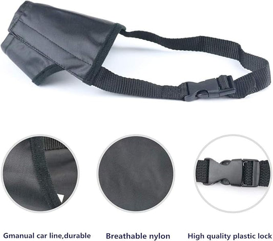 Dog Muzzles Suit - 7PCS Dog Muzzles Adjustable Quick Fit pet Muzzle Prevent from Biting Barking and Chewing for Small Medium Large Dogs,Blue