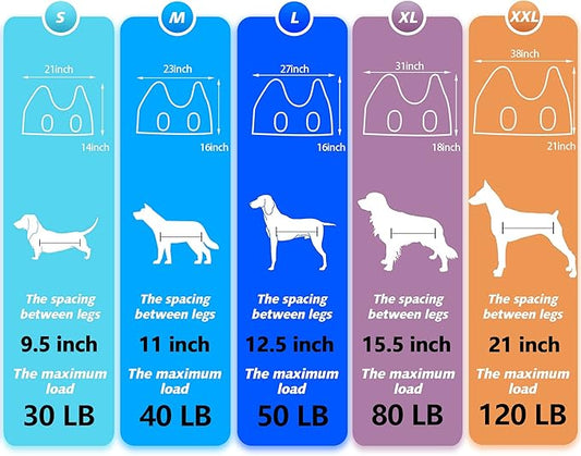 ATESON Pet Grooming Hammock for Small Dogs & Cats with Nail Clippers/Nail Trimmers/Grooming Scissors, Dog Grooming Harness for Nail Trimming, Pet Grooming Sling Helper