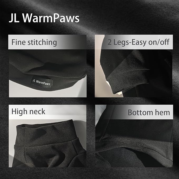Sphynx Cat Clothes Hairless Cat Sweater Shirt Soft Warm Long Sleeves Pullover Pet Clothes Pajamas Dog Cloth for Small Dogs Kitten Clothes Pet Sweaters (Black, S)