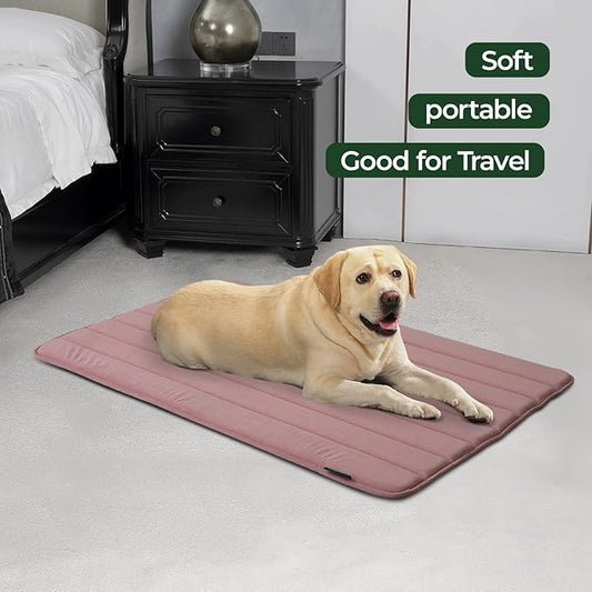 BALANCE Dog Crate Pad, Dog Foam Crate Mat Kennel Pad, Washable Water-Resistant Pet Bed Flat Dogs Cage Mat for XX-Large Dogs