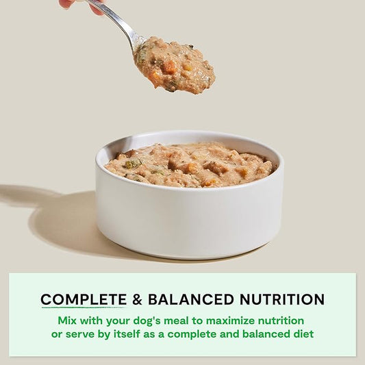 Open Farm Rustic Stews Wet Dog Food, Grain-Free, Complete & Balanced with Human-Grade Ingredients, Humanely-Raised Meat & Bone Broth, Harvest Chicken Recipe, 12.5oz Packs (Case of 12)