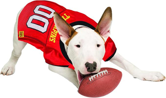 Pets First NCAA College Maryland Terrapins Mesh Jersey for DOGS & CATS, Large. Licensed Dog Jersey with your Favorite Football/Basketball College Team