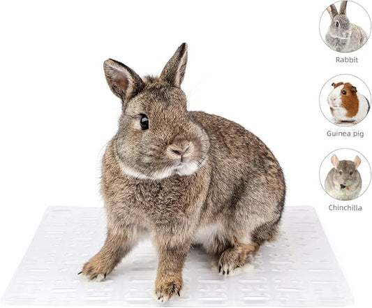 Niteangel 2pcs Rabbit Cage Mat: Durable Foot Resting Pads for Bunny Guinea Pigs Chinchillas Cats Dog and Othe Small pet