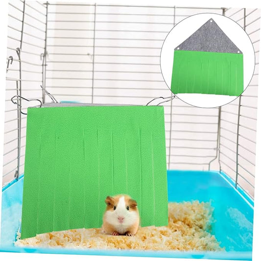 BESTonZON Pet Hammock Tent for Hamsters Rabbit Rats Small Animal Hideout Fun Exercises and Dental Care Function Corner House Tent Hideaway Shelter Toy