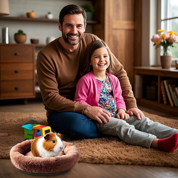 FEBSNOW Guinea Pig Beds, Hamster Bed Hedgehog Bed for Hamster Hedgehog Squirrel Tortoise Lizard and Other Small Animal