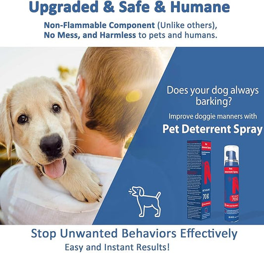 Pet Instructor Spray for Dog, 75ml Spray Corrector Dog Trainer, Safe Humane & Effective Stop Barking, Jumping Up, Food Stealing, Dog Fights & Attacks, Help Stop Unnecessary Dog Behaviour (4 Pack)