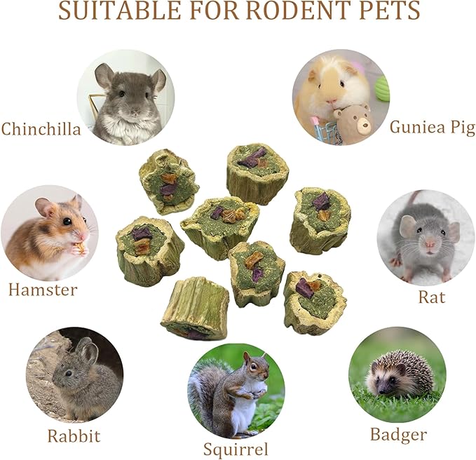 100G Rabbit Chew Toys Guinea Pig Treats Natural Papaya Wood Chew Sticks for Teeth Bunny Guinea Pig Hamster Chinchilla