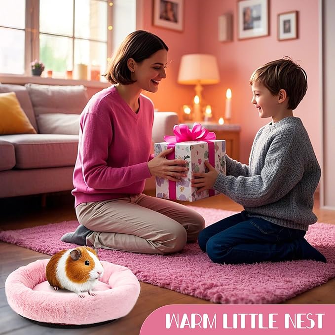 FEBSNOW Guinea Pig Beds, Hedgehog Bed Hamster Bed for Hedgehog Hamster Squirrel Tortoise Lizard and Other Small Animal