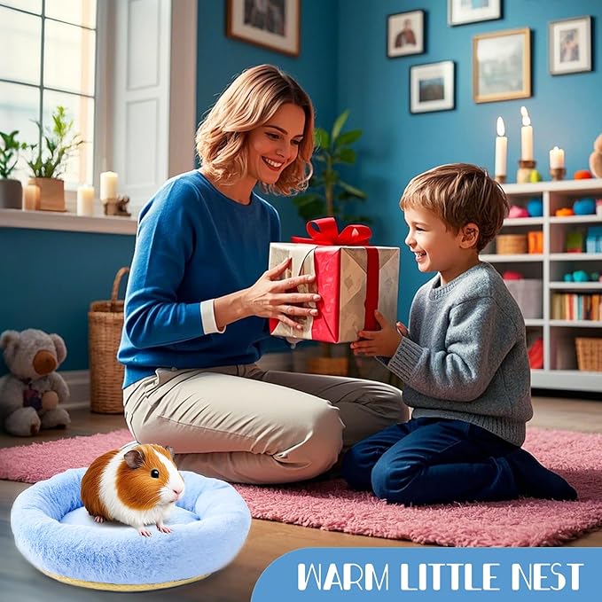 FEBSNOW Guinea Pig Beds, Hamster Bed Hedgehog Bed for Hamster Hedgehog Squirrel Tortoise Lizard and Other Small Animal