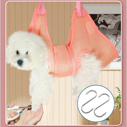 Cat and Dog Grooming Hammock with Safety Belt for Nail Clipping、Grooming,Cat Bathing Bag for cat Nail Trimming,Cat Claw Care Bag, Dog Grooming Harness(XS,Be Sure to Check The Size Chart)