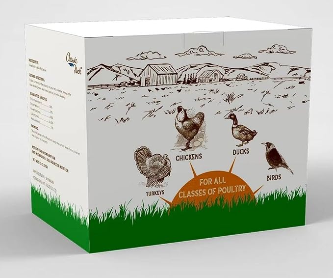 Classic Flock 11lb Dried mealworms - High Protein, Pure Natural, Delicious - Ideal for Chickens, Birds, Ducks, Lizards, Turtles, Fish, and Reptiles, 11lbs Meal Worms