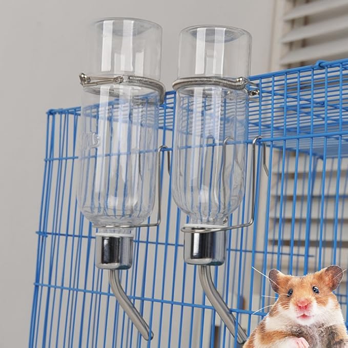 350ml Hamster Water Bottle No Drip Pet Wire Cage Water Feeder Animal Crate Waterer For Hedgehog Sugar Mice