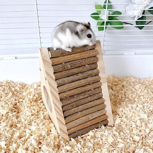 Hamster Hideout- Small Animal Bed Hut House Habitats, Cage Decor for Mice Gerbils