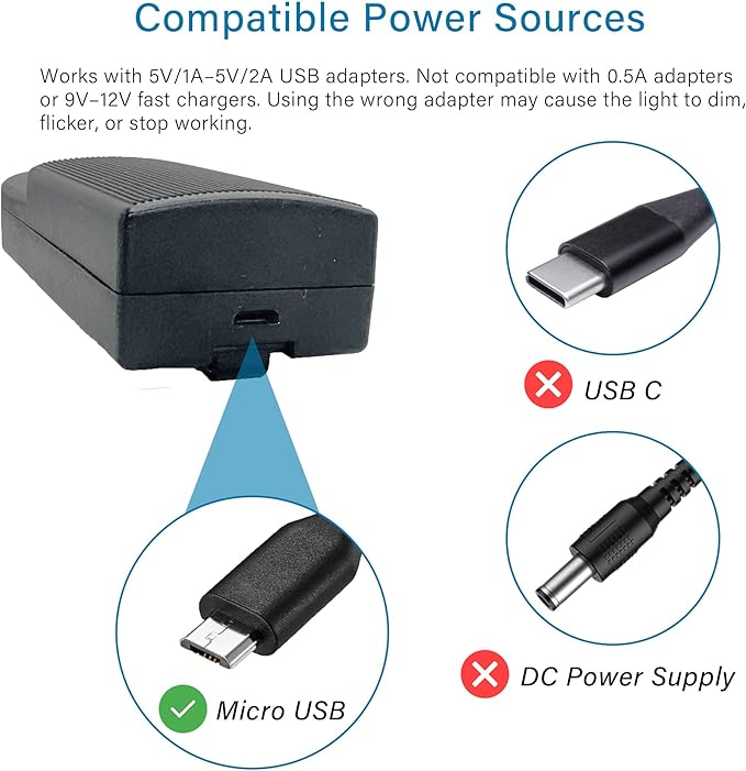 Replacement L26 LED Light, Suitable for Koller Products and SW PRODUCTS 3-6 Gallon Fish Tanks (No Power Adapter Included)