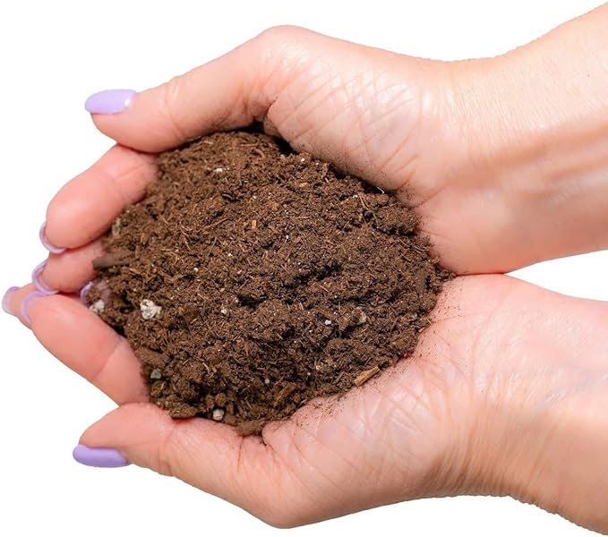 Premium Organic Coconut Coir Mix for Home Gardening - All Natural Soil Amendment - PH Balanced and Double Washed Coco Coir by Gardenera (3 Quart Bag)