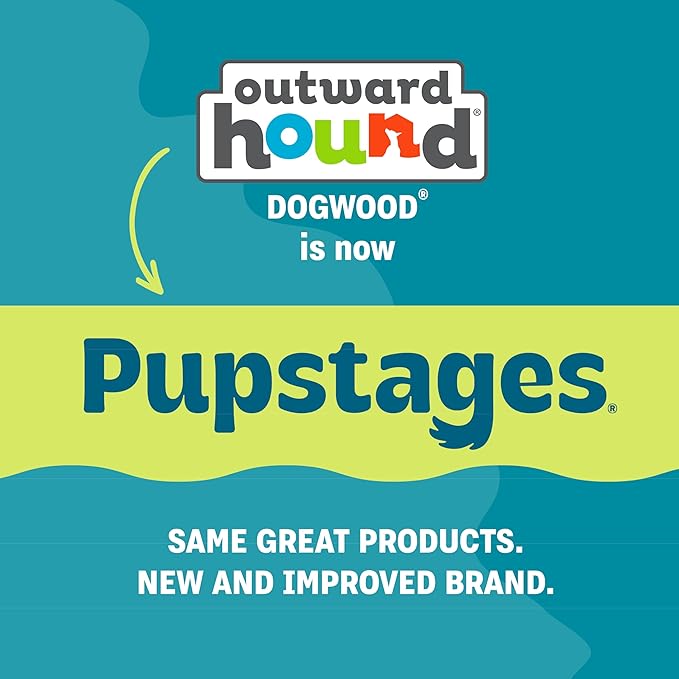 Pupstages Super Dogwood Dog Chew Toy, Made in the USA – Real-Wood Blend, Natural Wood Flavor & Texture, Moderate Chewers, Large, 11"