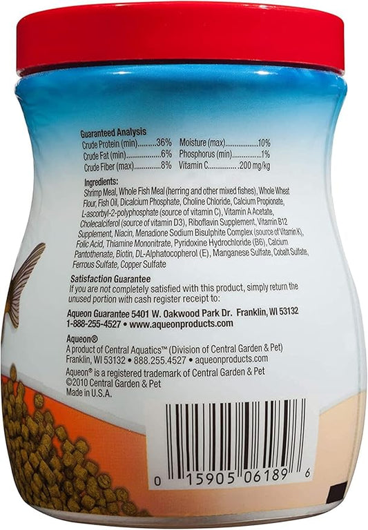 (3 Pack) Aqueon Shrimp Pellets Fish Food, 6.5 Ounces Each