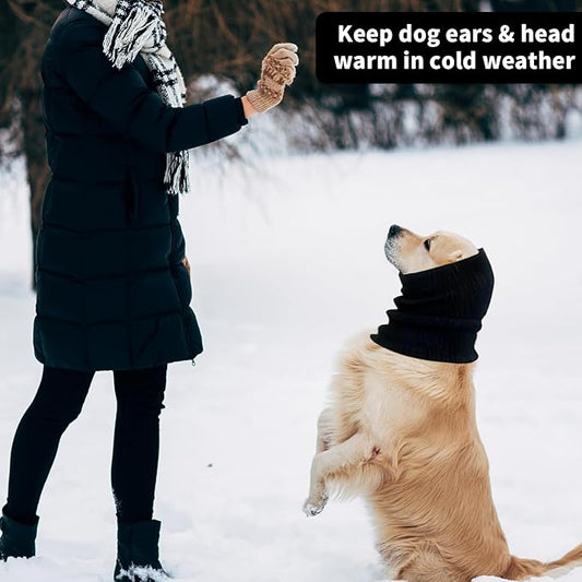 3Pack Dog Calming Hoodie for Small to Large Dogs High Elastic Pet Anxiety Relief Ear Wrap Cat Calming Collar Noise Reduce Protection for Fireworks,Thunder,Force Drying (Small+Medium+Large) (Black)
